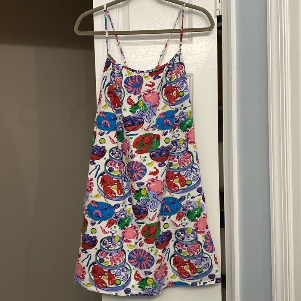 🦞Printfresh cami nightgown in “Fruit de Mer”🦀